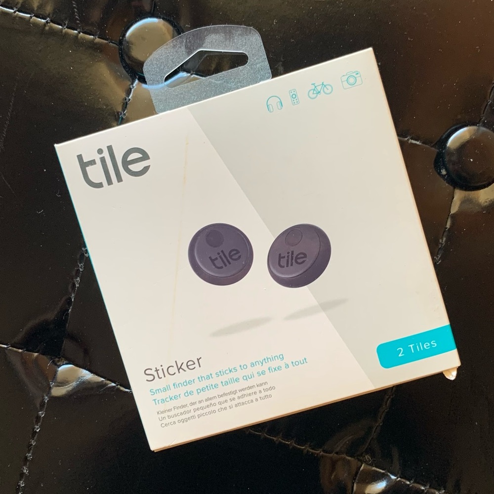 TWO Tile Tracking Stickers.